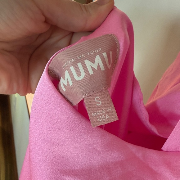 Show Me Your Mumu Lisa Maxi Dress in Pink Size Small - Picture 6 of 8